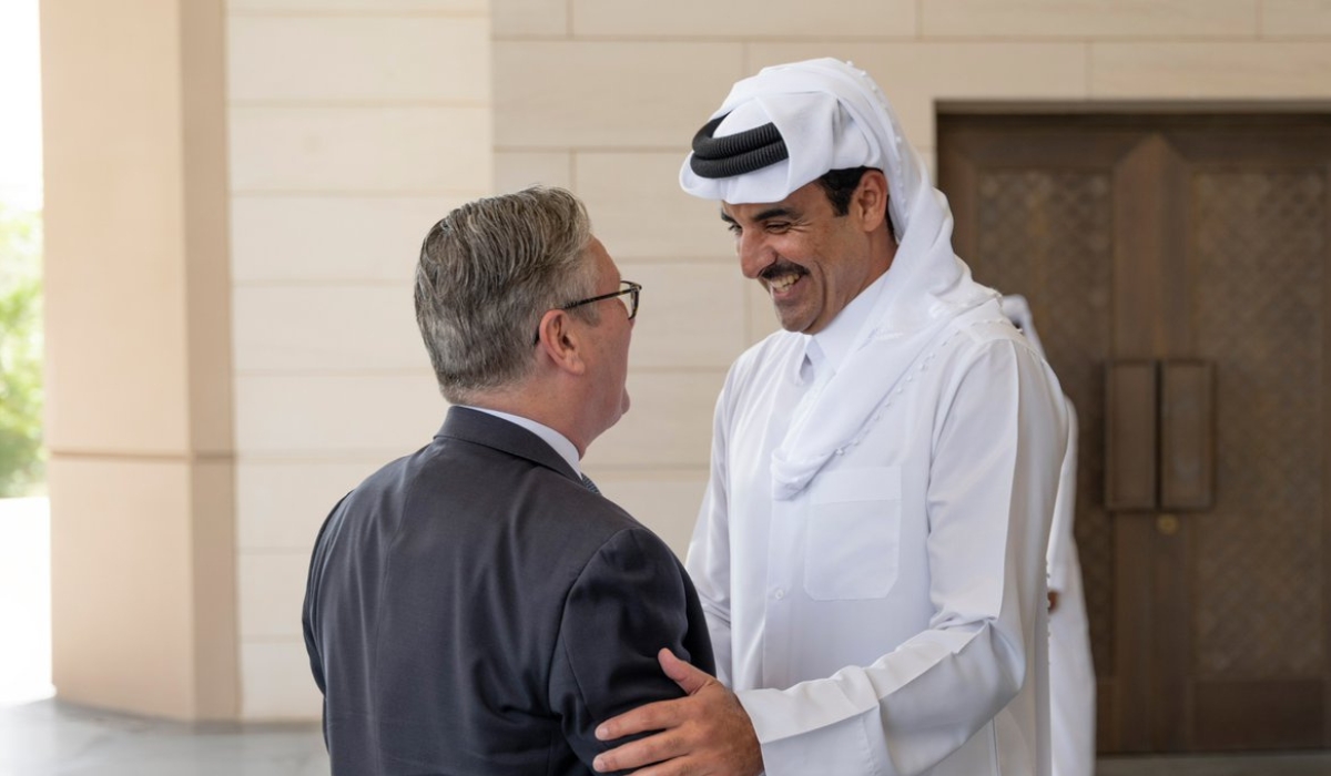 HH the Amir and UK Prime Minister Hold High Level Talks on Regional Security